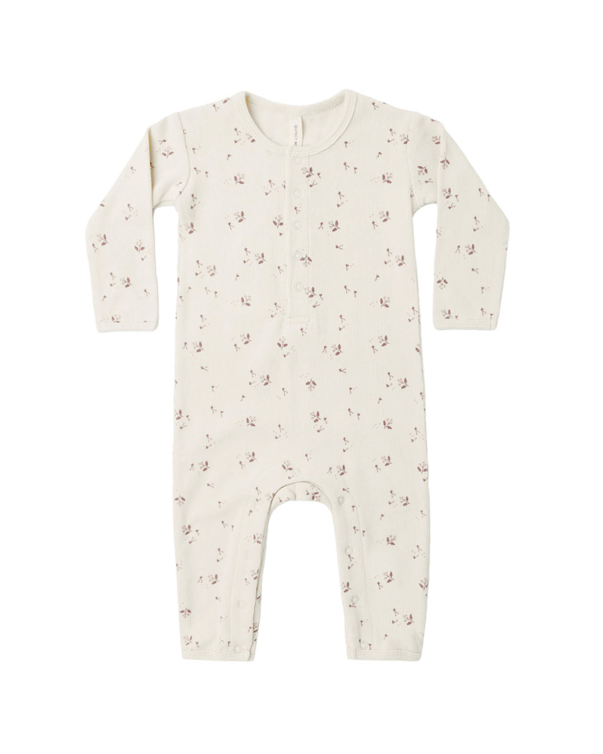 Quincy Mae RIBBED BABY JUMPSUIT FALL DITSY
