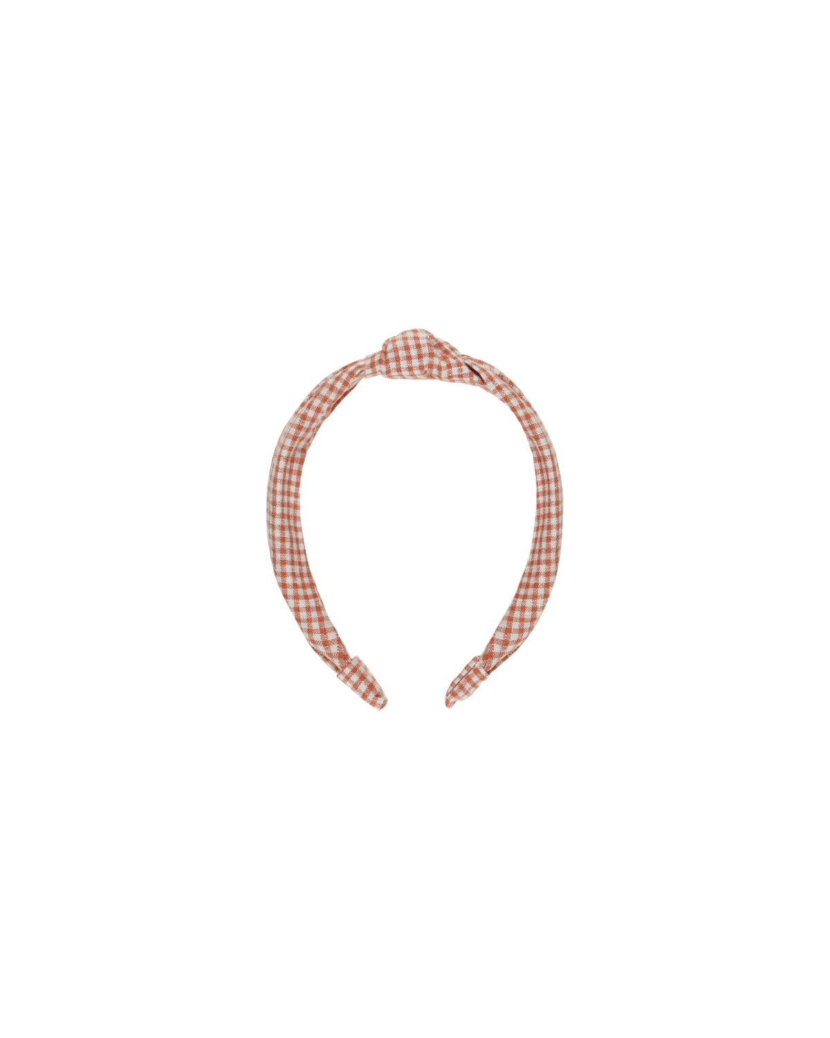 Rylee & Cru KNOTTED HEADBAND || POPPY GINGHAM