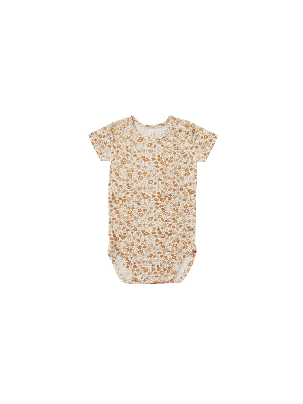 Quincy Mae BAMBOO SHORT SLEEVE BODYSUIT || MARIGOLD