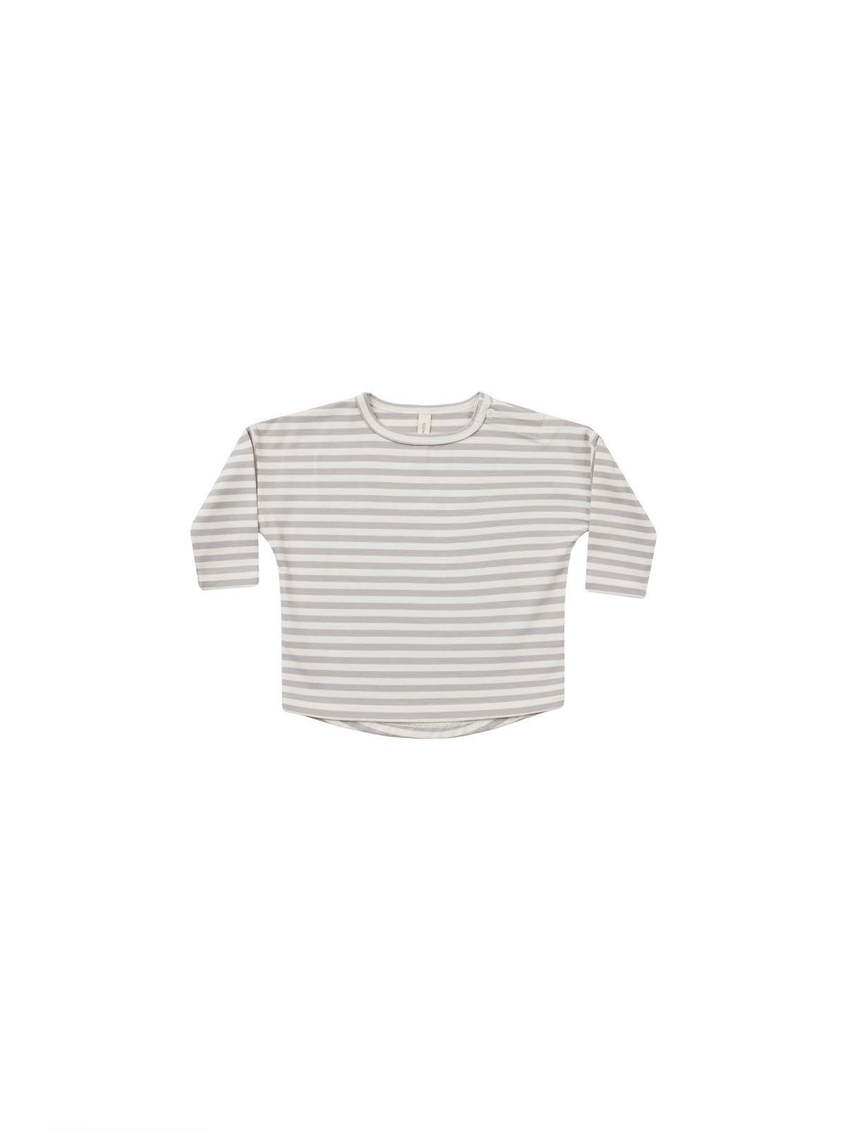 Quincy Mae LONG SLEEVE TEE || PERIWINKLE STRIPE