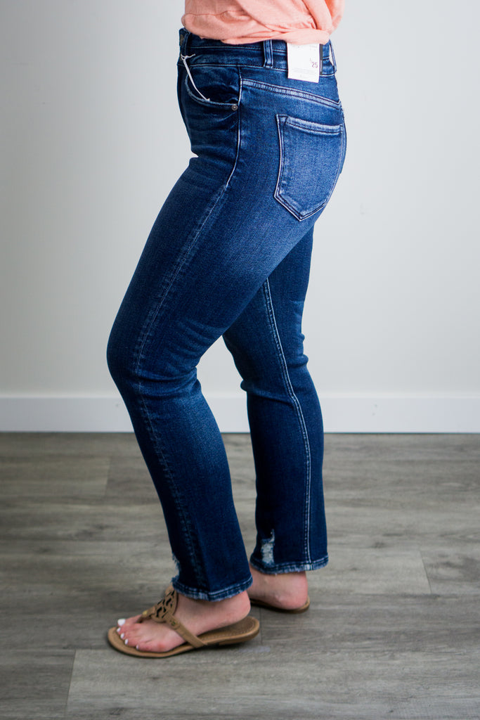 KanCan High Rise Slim Straight Jean