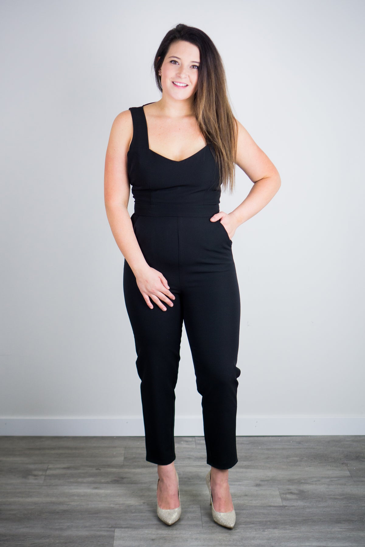 BB Dakota Oh Suit Black Jumpsuit