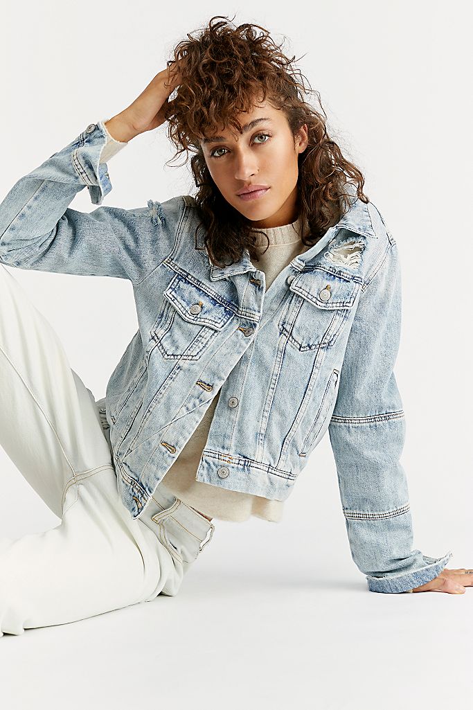 Free People Rumors Denim Jacket