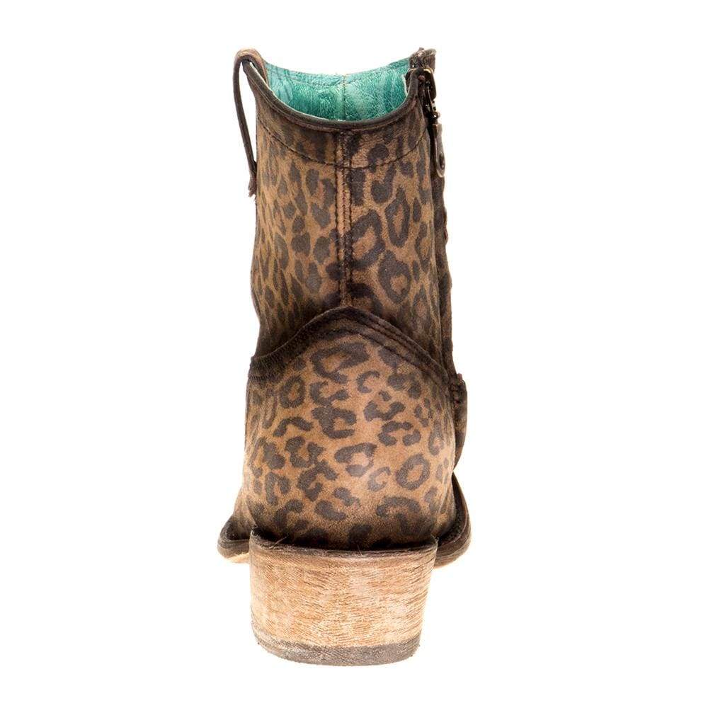 Corral LD Leopard Print Zipper Ankle Boot