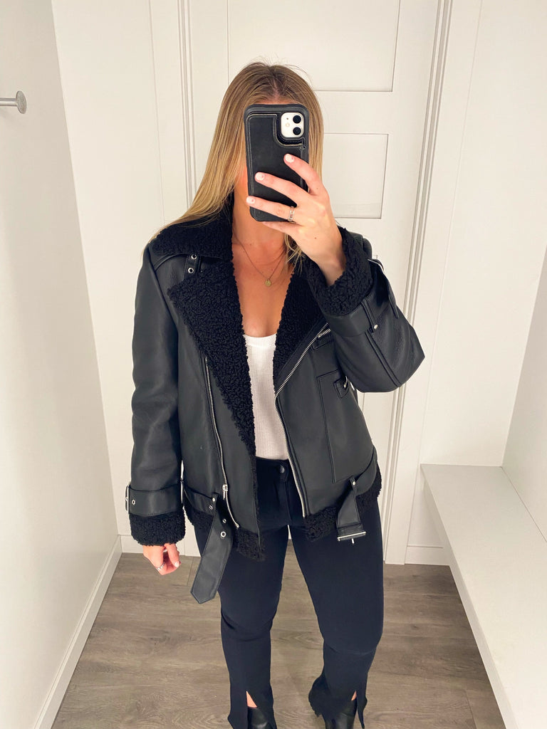BB Dakota Quinn Vegan Leather Jacket