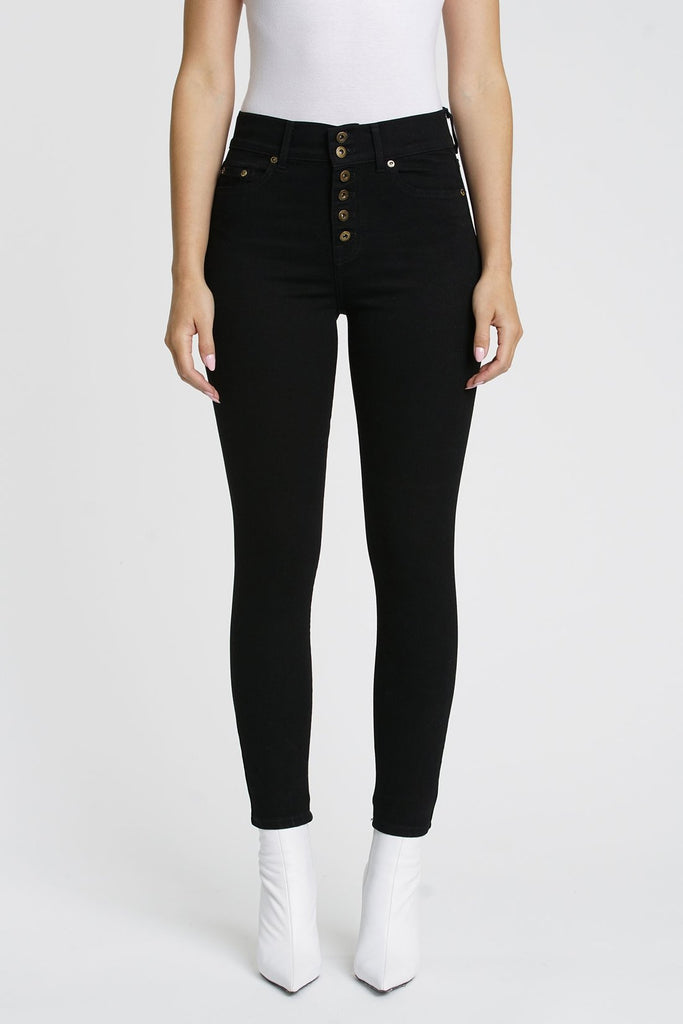 Pistola Aline Double Button Hi Rise Skinny