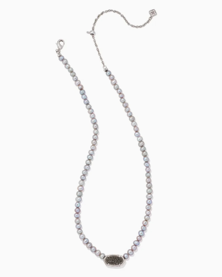 Kendra Scott Beaded Elisa Silver Necklace