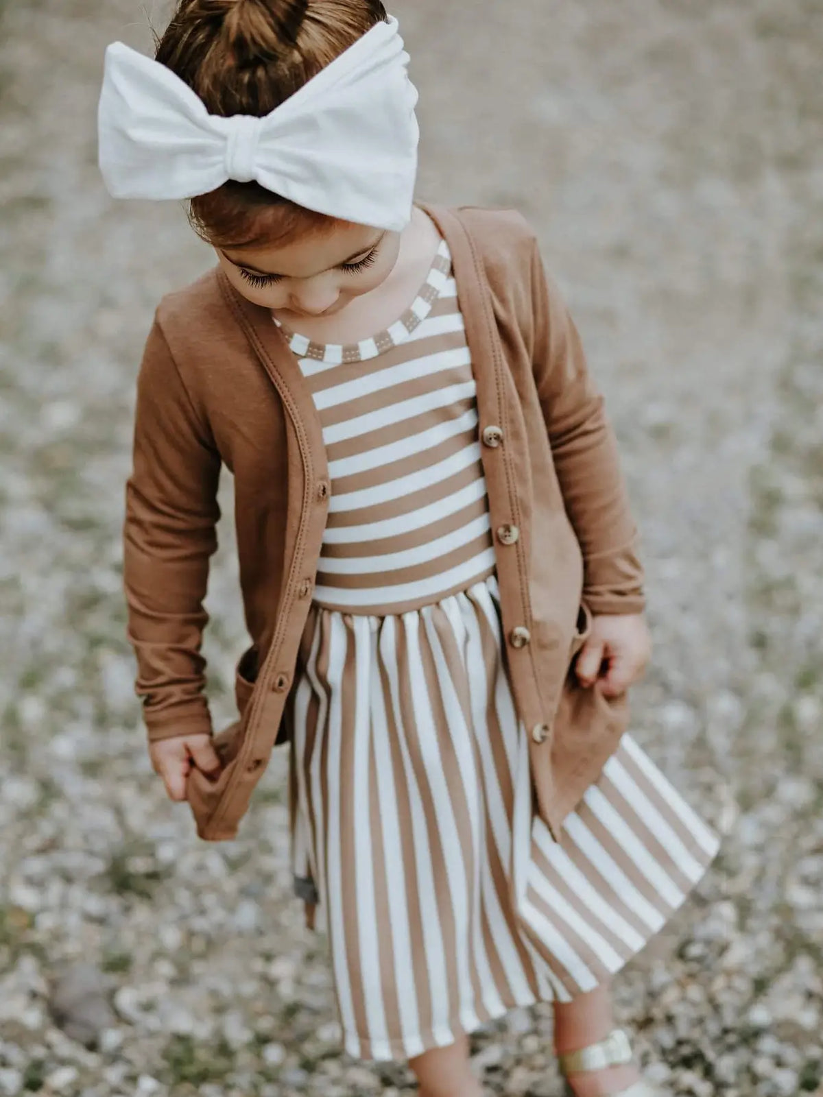 Childrens Dark Mocha Cardigan