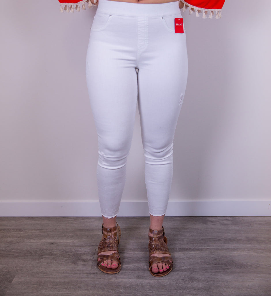 Spanx White Jeans