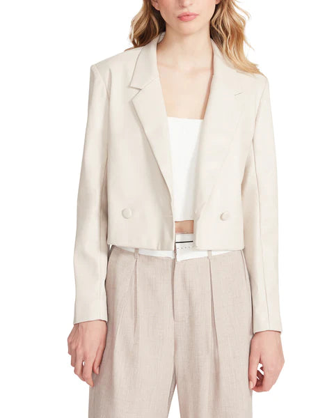 Steve Madden Nicola Faux Leather Blazer